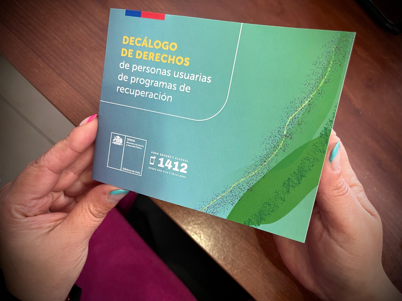 SENDA presenta Decálogo de Derechos  para personas en recuperación del consumo de drogas